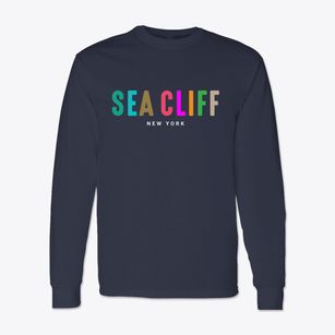Sea Cliff New York Color Pop Classic Long Sleeve T-Shirt