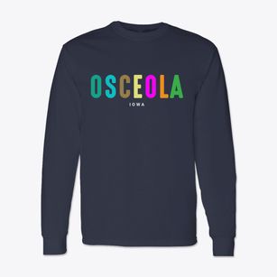 Osceola Iowa Color Pop Classic Long Sleeve T-Shirt