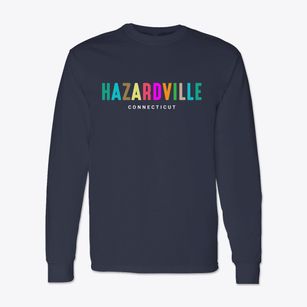Hazardville Connecticut Color Pop Classic Long Sleeve T-Shirt