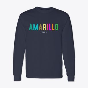 Amarillo Texas Color Pop Classic Long Sleeve T-Shirt