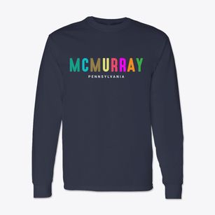 Mcmurray Pennsylvania Color Pop Classic Long Sleeve T-Shirt
