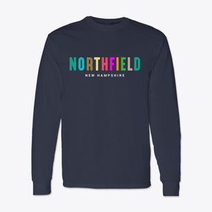 Northfield New Hampshire Color Pop Classic Long Sleeve T-Shirt