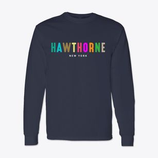 Hawthorne New York Color Pop Classic Long Sleeve T-Shirt