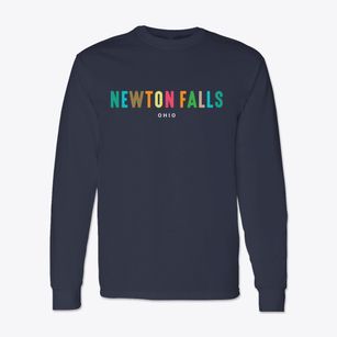 Newton Falls Ohio Color Pop Classic Long Sleeve T-Shirt