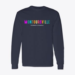 Montoursville Pennsylvania Color Pop Classic Long Sleeve T-Shirt
