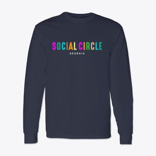 Social Circle Georgia Color Pop Classic Long Sleeve T-Shirt