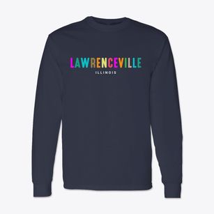 Lawrenceville Illinois Color Pop Classic Long Sleeve T-Shirt