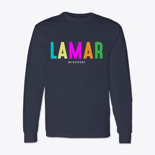 Lamar Missouri Color Pop Classic Long Sleeve T-Shirt