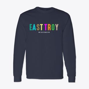 East Troy Wisconsin Color Pop Classic Long Sleeve T-Shirt