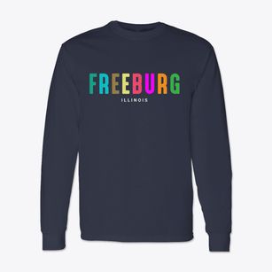Freeburg Illinois Color Pop Classic Long Sleeve T-Shirt