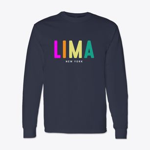 Lima New York Color Pop Classic Long Sleeve T-Shirt