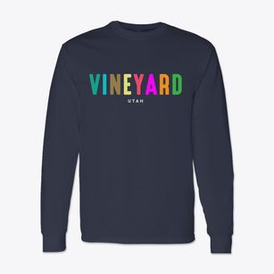 Vineyard Utah Color Pop Classic Long Sleeve T-Shirt