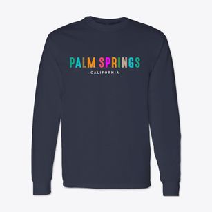 Palm Springs California Color Pop Classic Long Sleeve T-Shirt