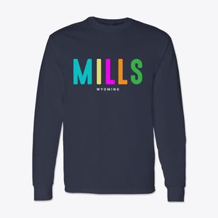 Mills Wyoming Color Pop Classic Long Sleeve T-Shirt