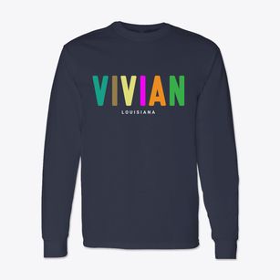 Vivian Louisiana Color Pop Classic Long Sleeve T-Shirt