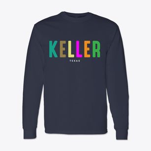 Keller Texas Color Pop Classic Long Sleeve T-Shirt