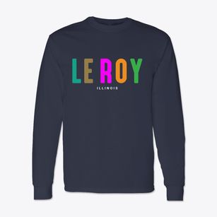 Le Roy Illinois Color Pop Classic Long Sleeve T-Shirt