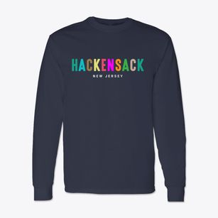 Hackensack New Jersey Color Pop Classic Long Sleeve T-Shirt