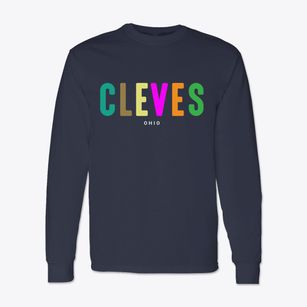 Cleves Ohio Color Pop Classic Long Sleeve T-Shirt