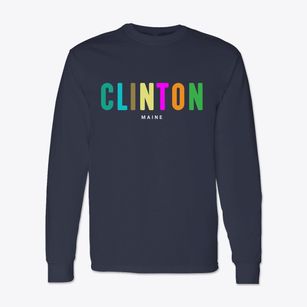Clinton Maine Color Pop Classic Long Sleeve T-Shirt