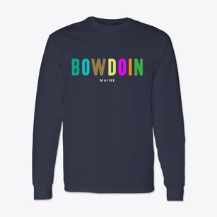 Bowdoin Maine Color Pop Classic Long Sleeve T-Shirt