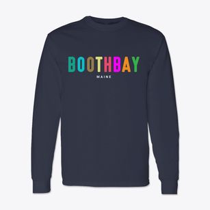 Boothbay Maine Color Pop Classic Long Sleeve T-Shirt
