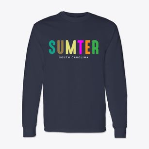 Sumter South Carolina Color Pop Classic Long Sleeve T-Shirt