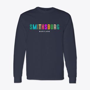 Smithsburg Maryland Color Pop Classic Long Sleeve T-Shirt