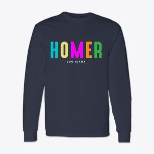 Homer Louisiana Color Pop Classic Long Sleeve T-Shirt
