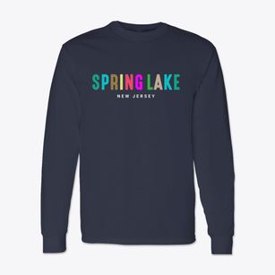 Spring Lake New Jersey Color Pop Classic Long Sleeve T-Shirt