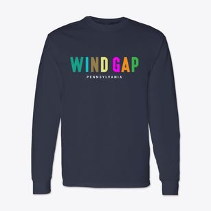 Wind Gap Pennsylvania Color Pop Classic Long Sleeve T-Shirt
