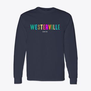 Westerville Ohio Color Pop Classic Long Sleeve T-Shirt