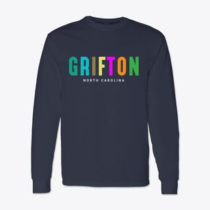 Grifton North Carolina Color Pop Classic Long Sleeve T-Shirt