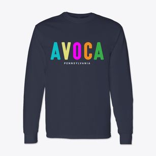 Avoca Pennsylvania Color Pop Classic Long Sleeve T-Shirt