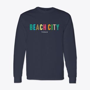 Beach City Texas Color Pop Classic Long Sleeve T-Shirt
