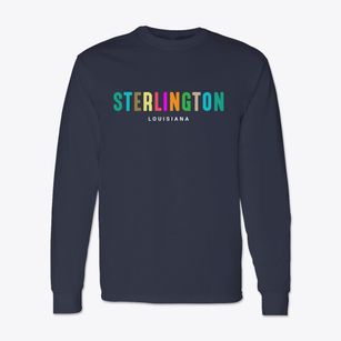 Sterlington Louisiana Color Pop Classic Long Sleeve T-Shirt