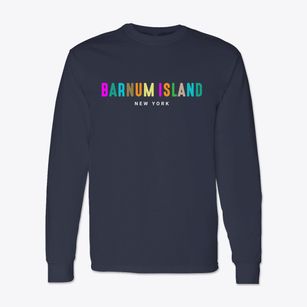 Barnum Island New York Color Pop Classic Long Sleeve T-Shirt