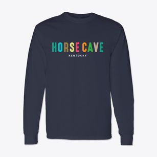 Horse Cave Kentucky Color Pop Classic Long Sleeve T-Shirt