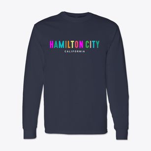 Hamilton City California Color Pop Classic Long Sleeve T-Shirt