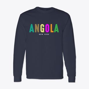 Angola New York Color Pop Classic Long Sleeve T-Shirt
