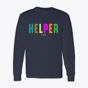 Helper Utah Color Pop Classic Long Sleeve T-Shirt
