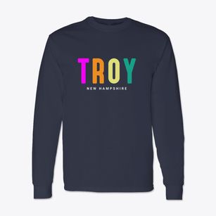Troy New Hampshire Color Pop Classic Long Sleeve T-Shirt