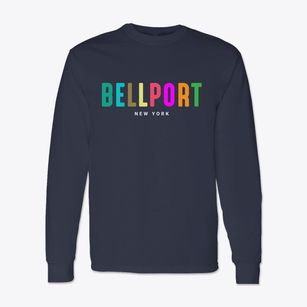 Bellport New York Color Pop Classic Long Sleeve T-Shirt