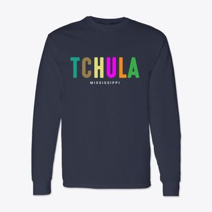 Tchula Mississippi Color Pop Classic Long Sleeve T-Shirt