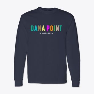 Dana Point California Color Pop Classic Long Sleeve T-Shirt