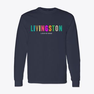 Livingston Louisiana Color Pop Classic Long Sleeve T-Shirt