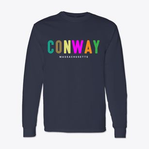 Conway Massachusetts Color Pop Classic Long Sleeve T-Shirt
