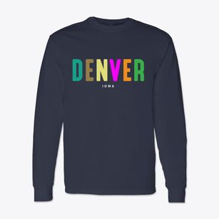 Denver Iowa Color Pop Classic Long Sleeve T-Shirt