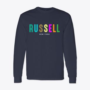 Russell New York Color Pop Classic Long Sleeve T-Shirt