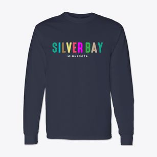 Silver Bay Minnesota Color Pop Classic Long Sleeve T-Shirt